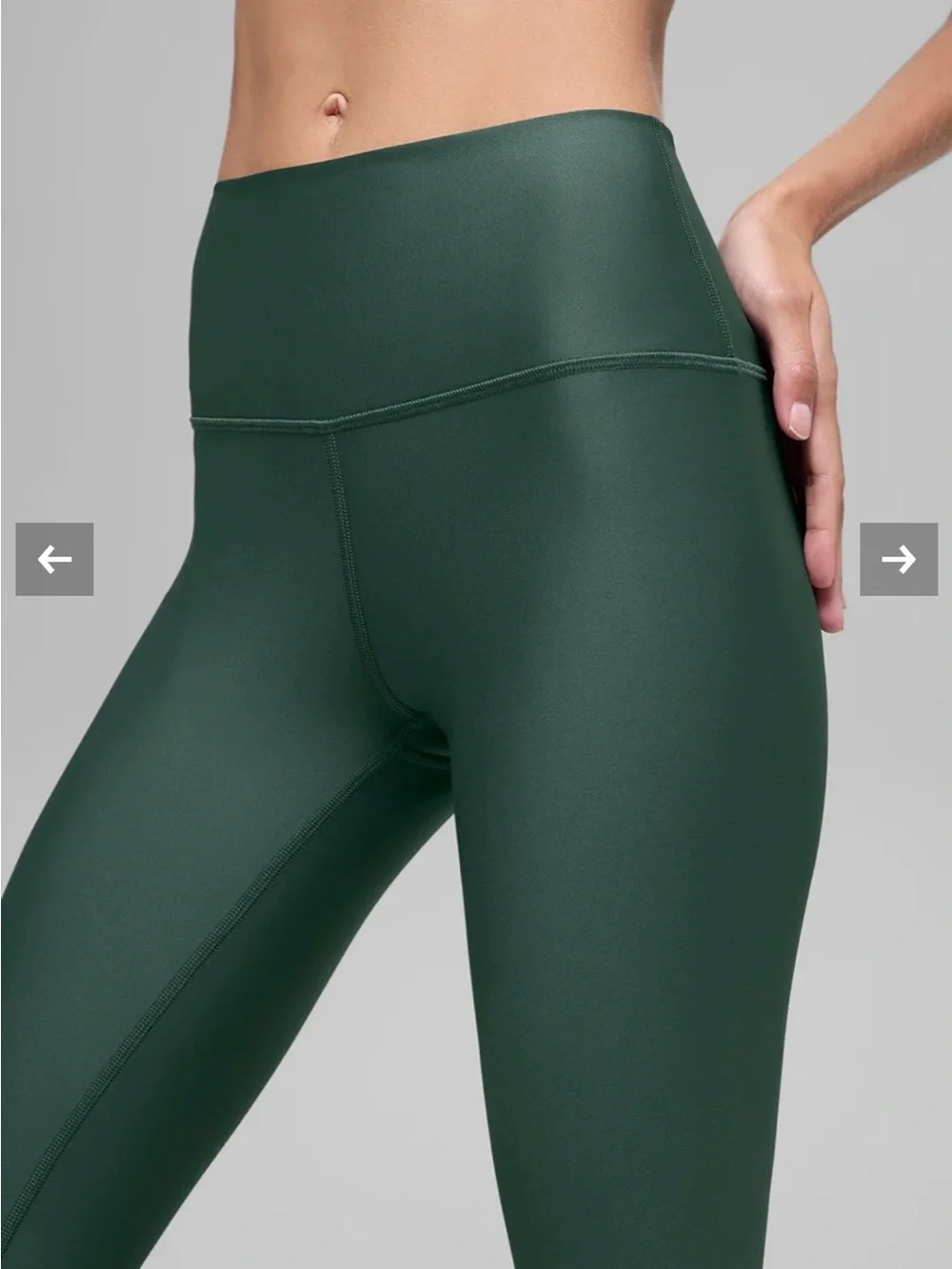 ALO Yoga Deep Teal High-Rise Leggings